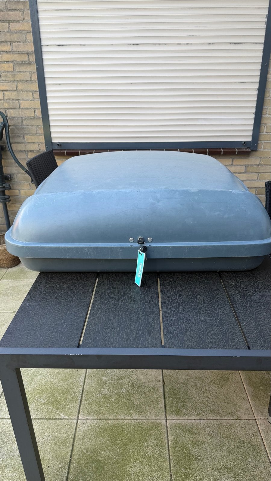 Funbox Dakkoffer met Mont Blanc Dakdragers, Auto diversen, Dakkoffers, Ophalen of Verzenden, Gebruikt