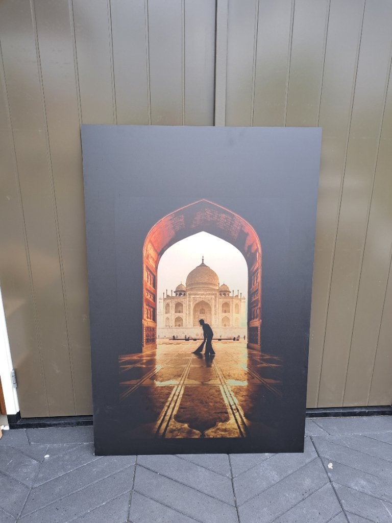 Mooi schilderij Taj Mahal te koop, Antiek en Kunst, Kunst | Schilderijen | Klassiek, Ophalen