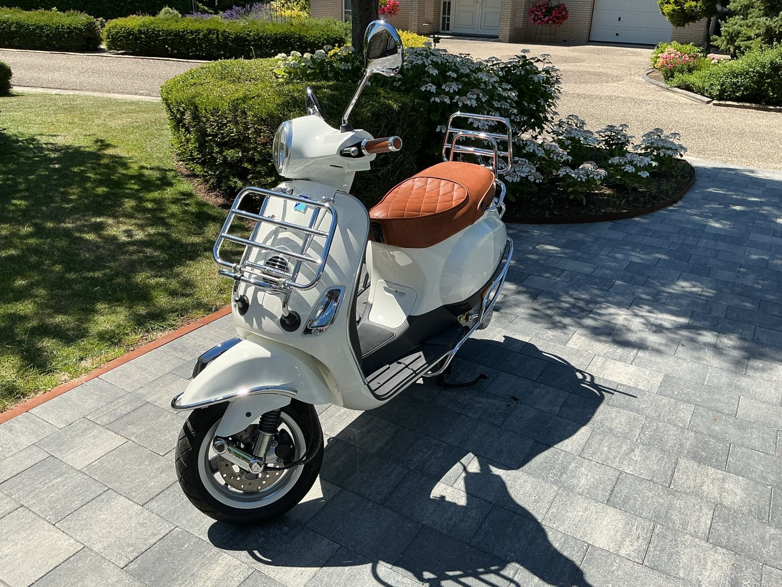 Vespa LX50 4T Touring (2012) - Zo goed als nieuw, Ophalen, Maximaal 45 km/u, Zo goed als nieuw, Benzine