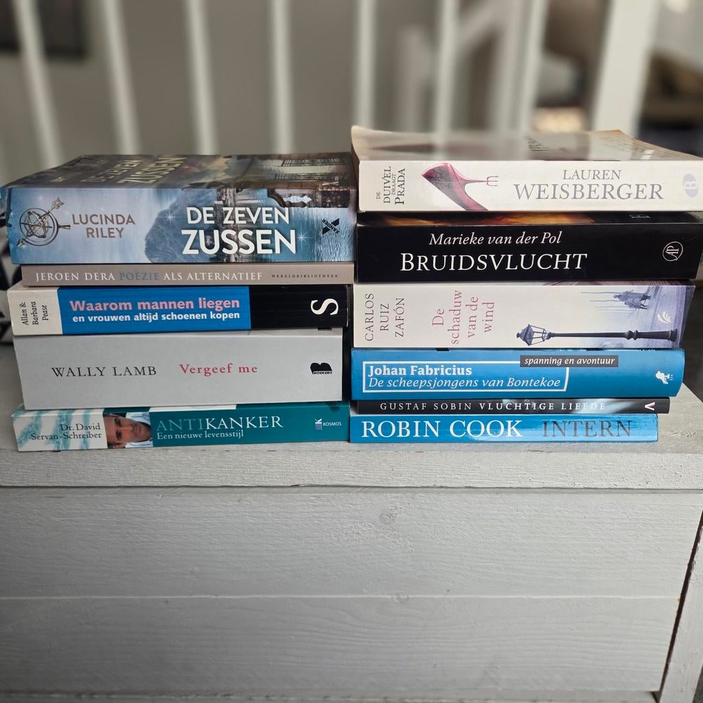 Diverse boeken: De Zeven Zussen, Bruidsvlucht en meer, Boeken, Ophalen of Verzenden