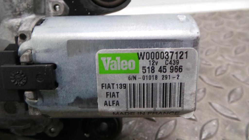 FIAT PANDA 1.0  48KW 312A4000 RUITENWISSERMOTOR ACHTER 2013, Ophalen of Verzenden, Gebruikt, Stiba lid