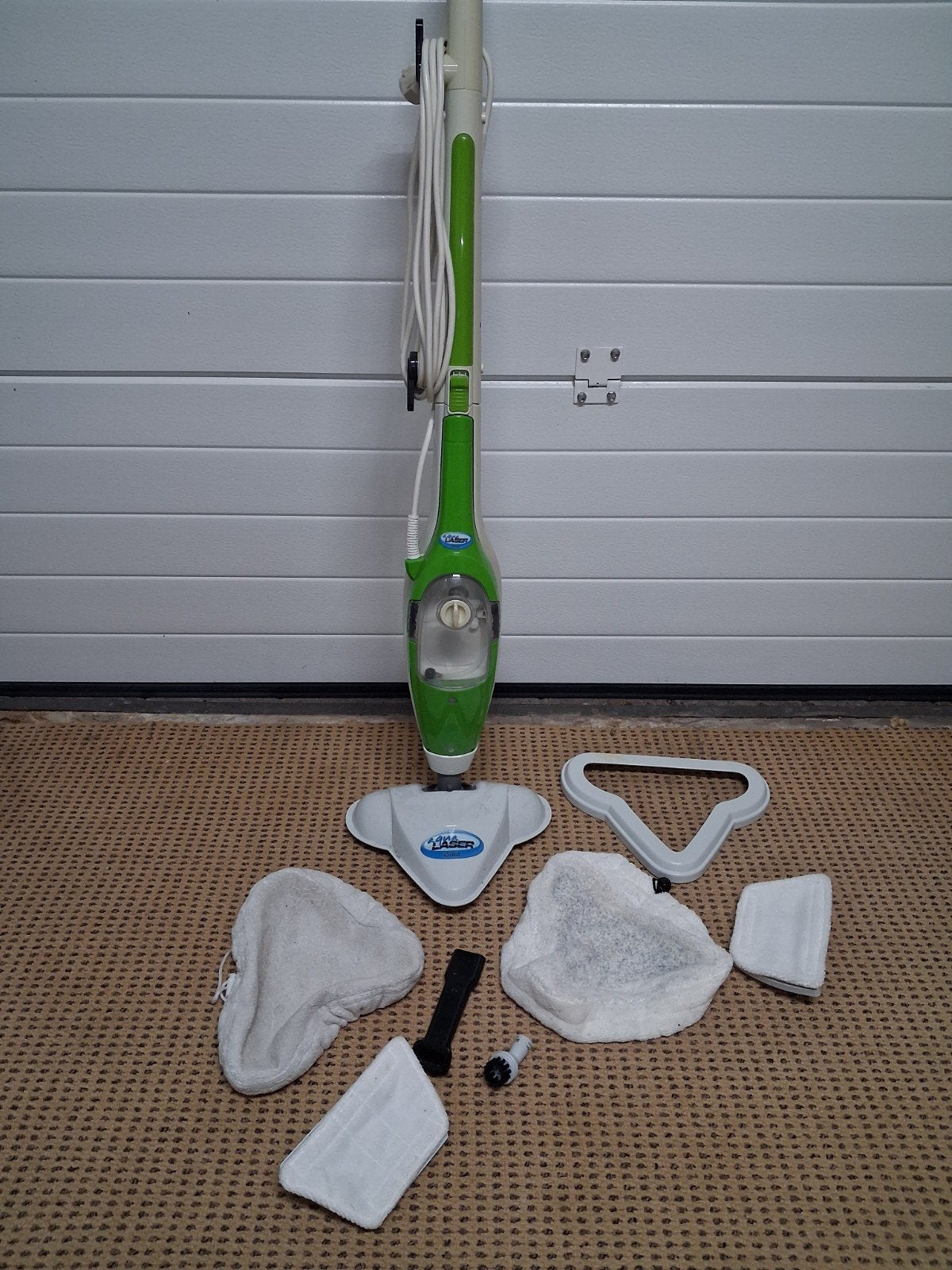 Aqua Laser Gold Stoomreiniger - Groen, Gebruikt, Ophalen of Verzenden, Stoomreiniger, Reservoir