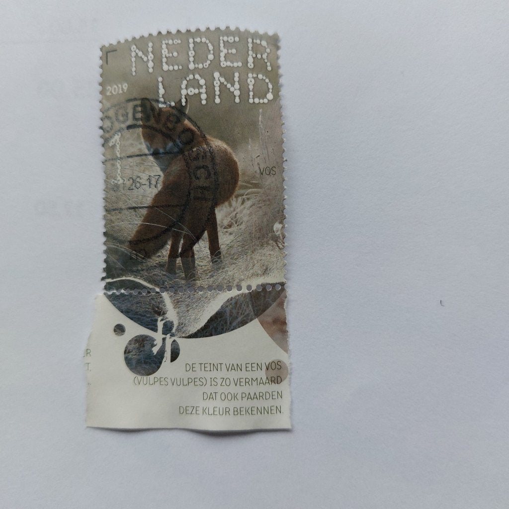 Nderland  Vos, Ophalen of Verzenden, Gestempeld