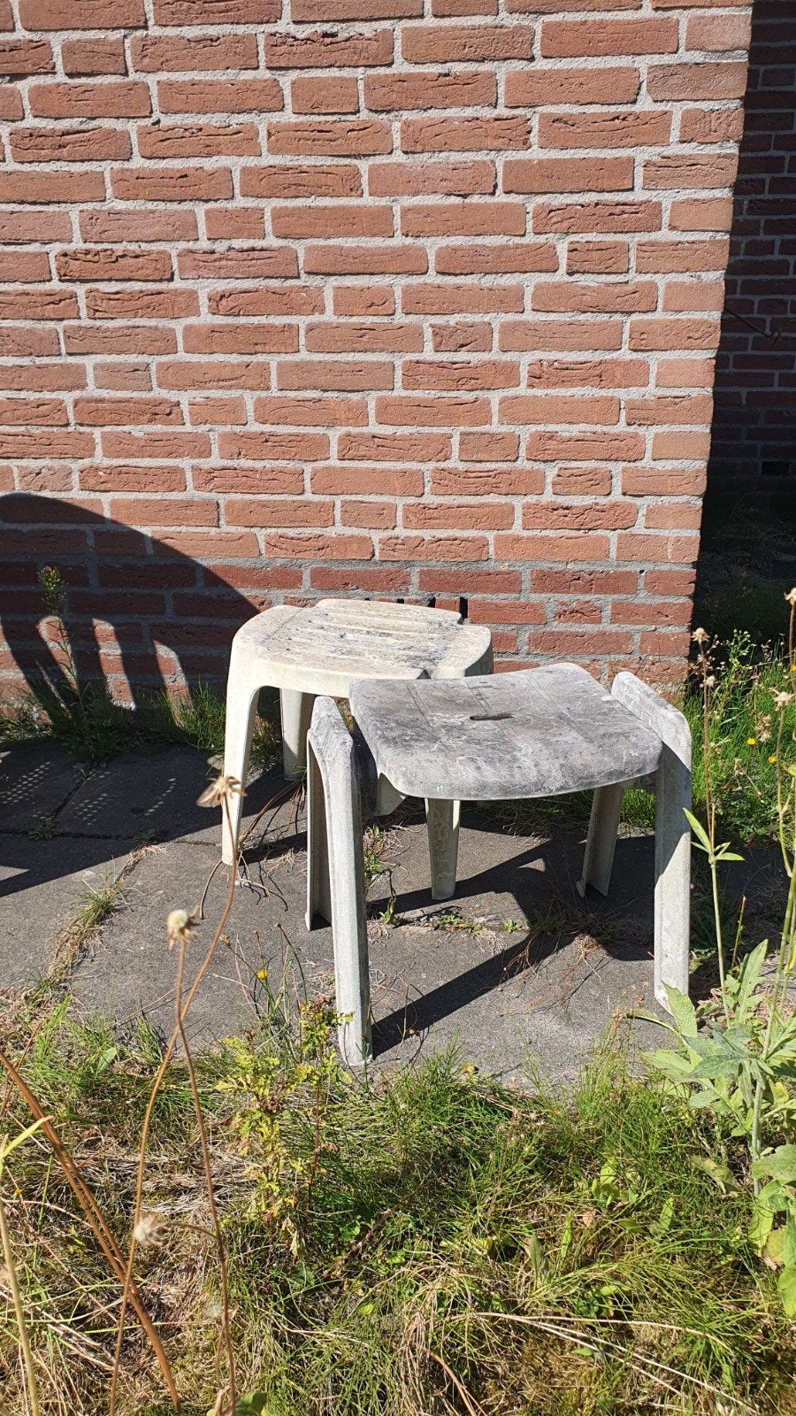 2 gratis tuin krukjes, Ophalen, Gebruikt, Kunststof