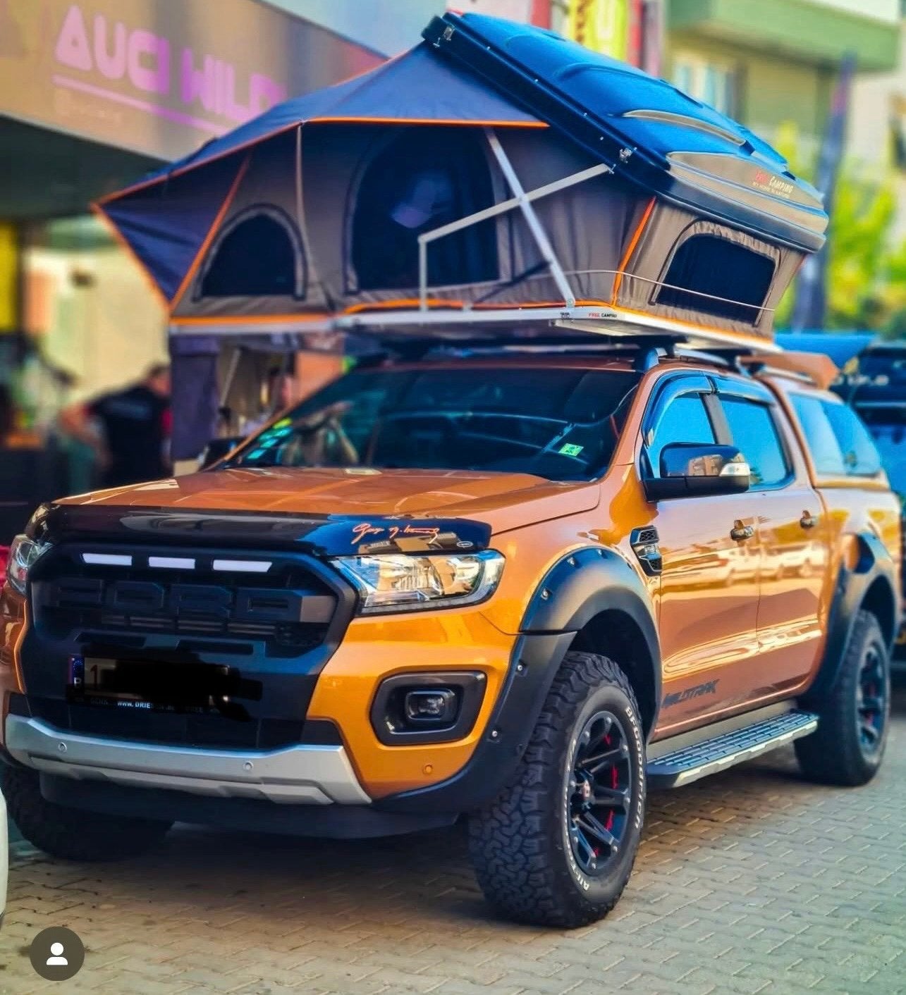Daktent voor 4 personen met hardtop (200cmx200cm)open afmet, Caravans en Kamperen, Tenten, Ophalen