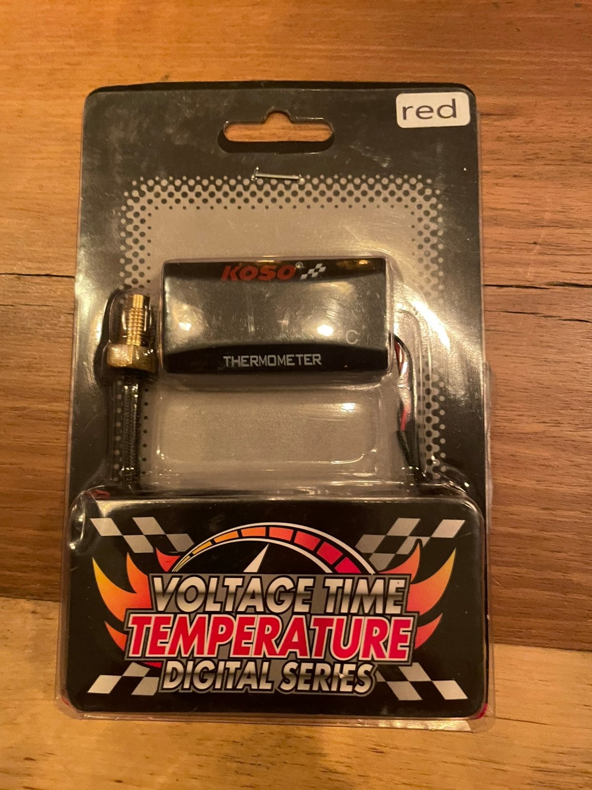 Rode temperatuurmeter koso 12V!, Ophalen of Verzenden, Nieuw