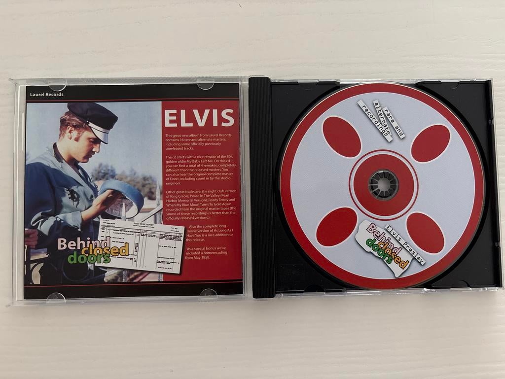 Elvis Presley - Behind Closed Doors (Bootleg CD), Ophalen of Verzenden, Zo goed als nieuw, Cd of Plaat