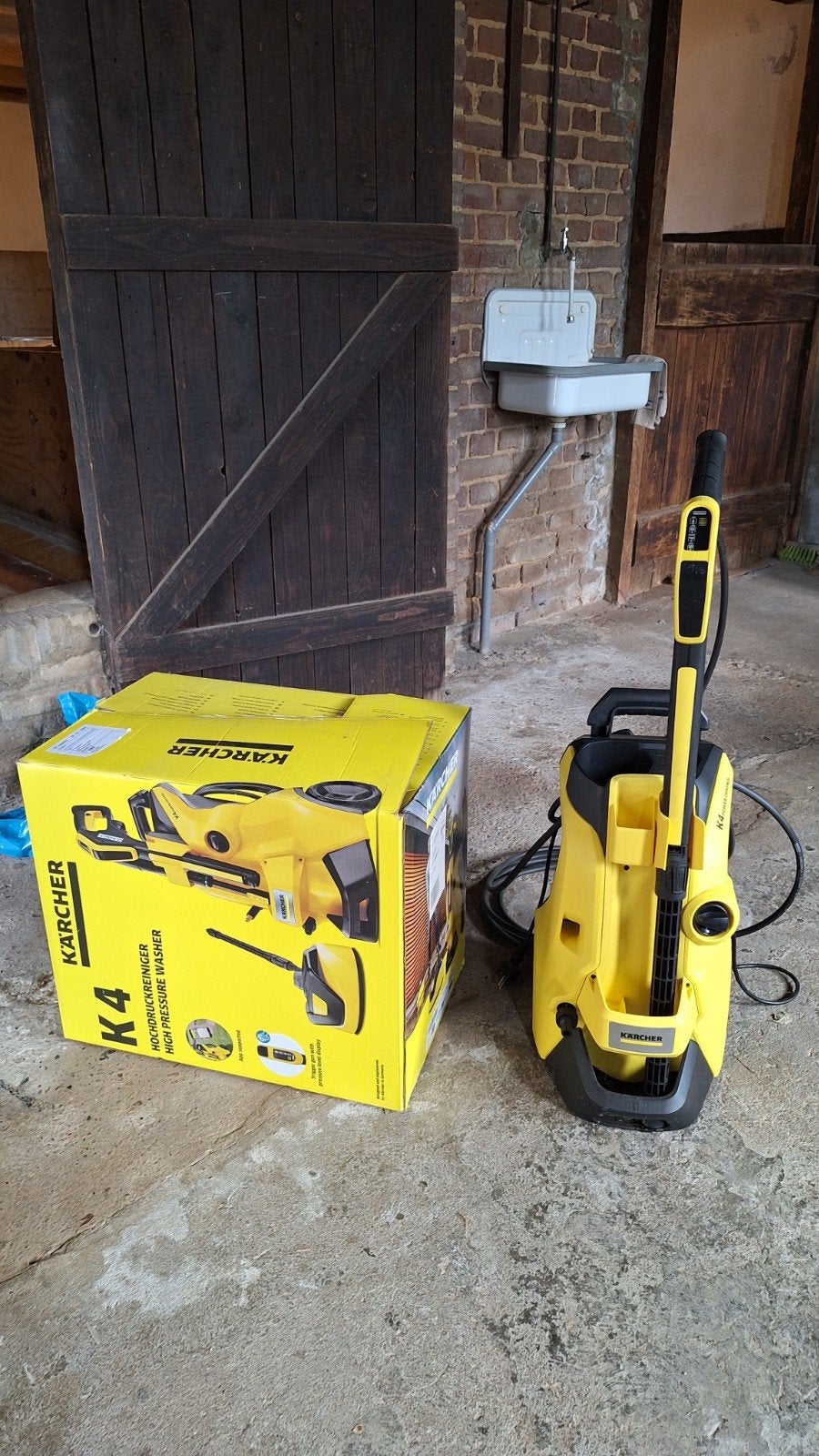 Kärcher K4 Power Control Hogedrukreiniger - Nieuw in doos, Ophalen, Kärcher, Nieuw, Met regelbare waterdruk