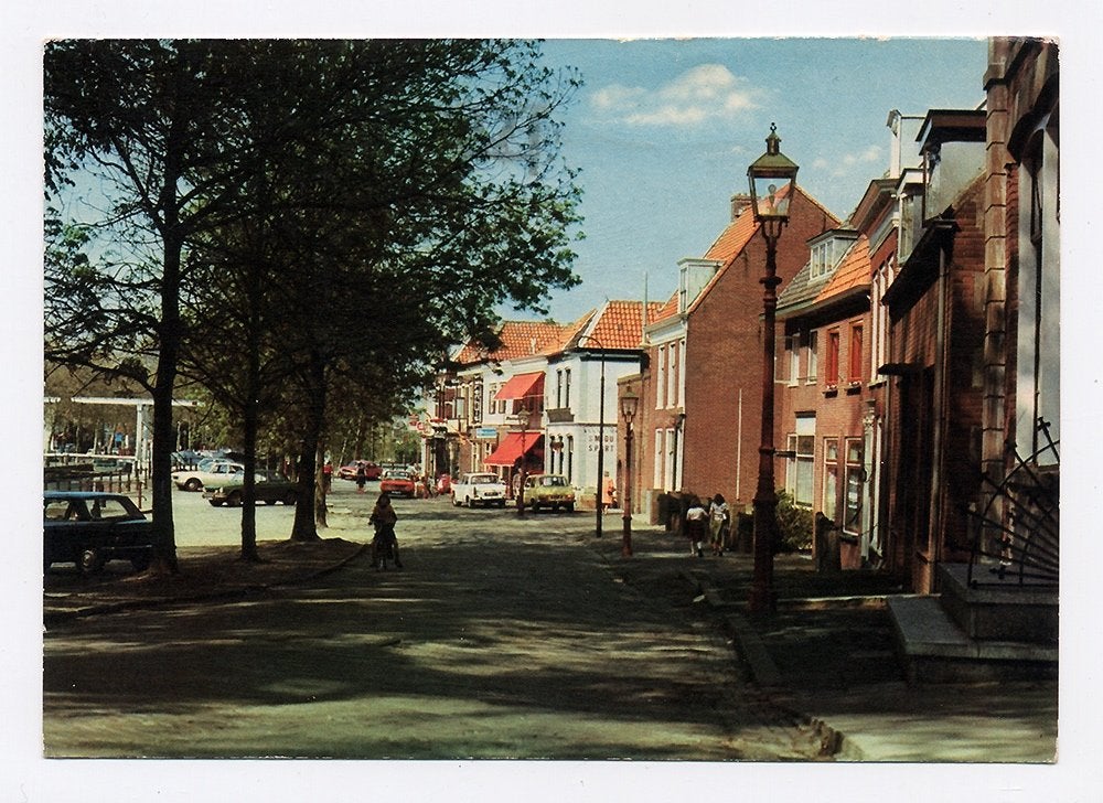 Nieuwegein, Oude Sluis - straatbeeld auto's Utrecht, Ophalen of Verzenden, 1960 tot 1980, Gelopen, Utrecht