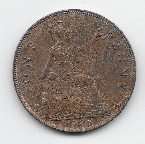Verenigd Koninkrijk 1 penny 1928 KM# 838, Verzenden, Overige landen, Losse munt