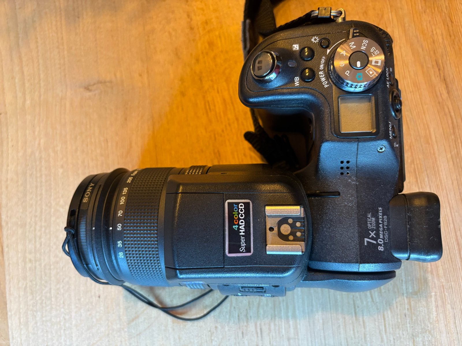 Sony DSC-F828 Digitale Camera met 7x Optische Zoom, Ingebouwde flitser, Gebruikt, Ophalen of Verzenden, Compactcamera