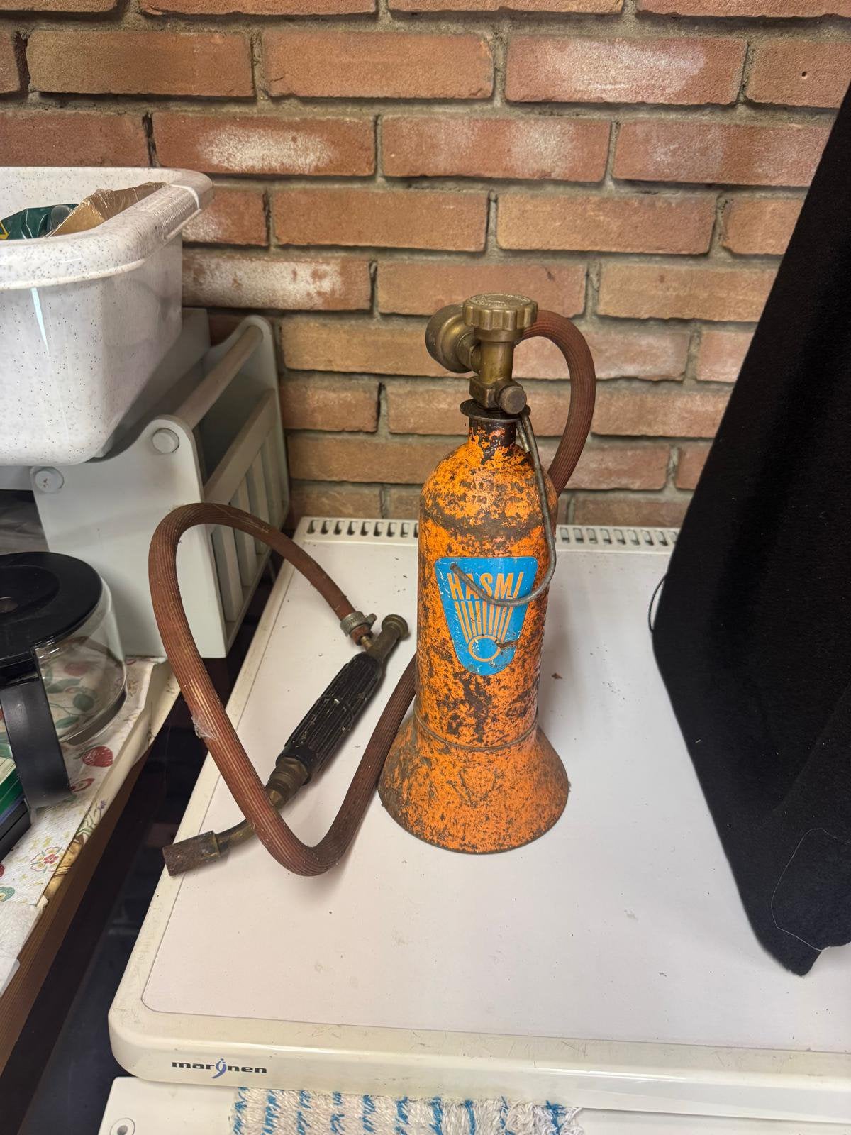 Gratis Gasbus propaan soldeerbout zinkbrander set, Ophalen of Verzenden, Zo goed als nieuw