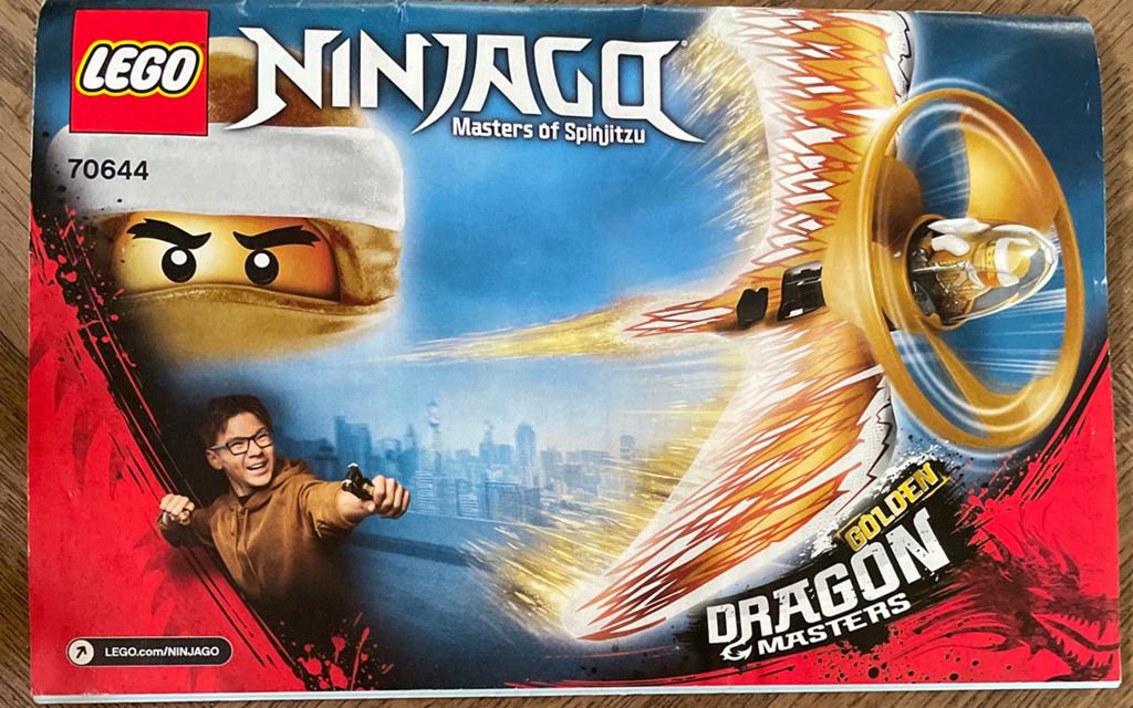 LEGO Ninjago 70644 Gouden Drakenmeester Kai, Gebruikt, Lego, Ophalen of Verzenden, Compleet