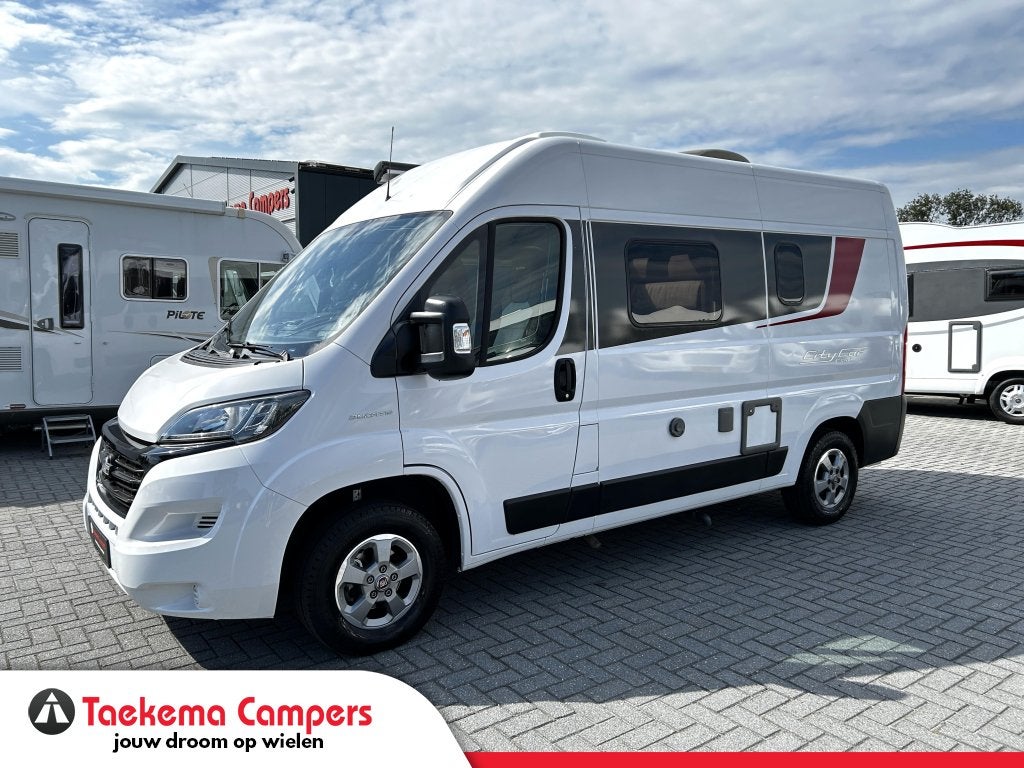 Bürstner City Car 540 Dwarsbed/5.40m/2020/euro-6/bu, Caravans en Kamperen, Fiat, Bedrijf, Tot en met 3, Bürstner