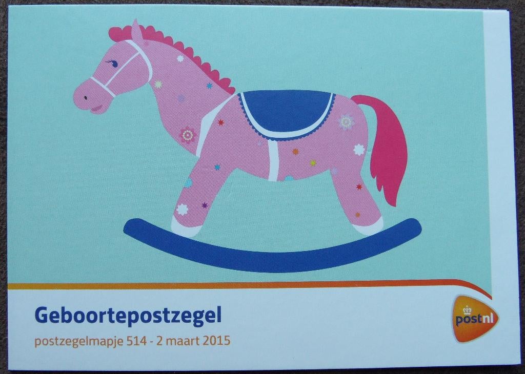 Postzegelmapje 514 - Geboortepostzegel, Ophalen of Verzenden, Postfris