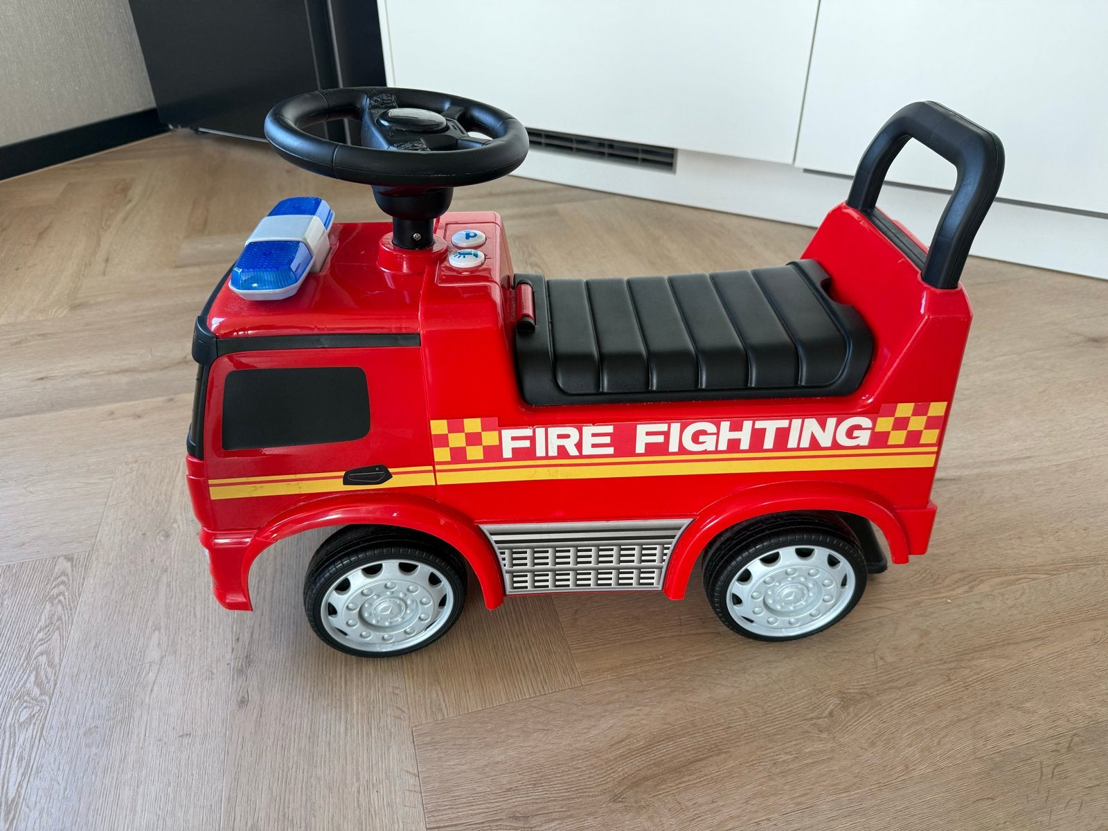 Brandweer Loopauto met Sirene en Geluid, Ophalen, Gebruikt, Loopvoertuig