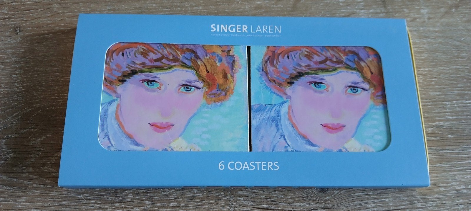 singer Laren setje onderzetters coasters Jan Sluijters, Ophalen of Verzenden, Glasonderzetter, Nieuw