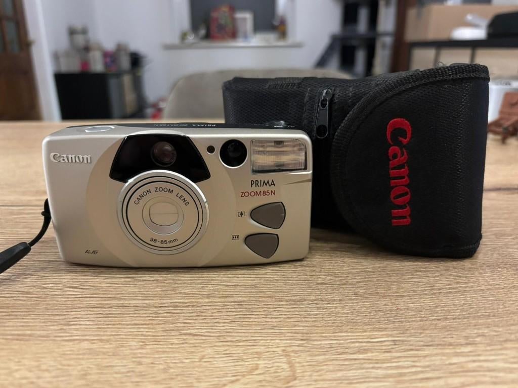 Canon Prima Zoom 85N Analoge Camera, Ophalen of Verzenden, Zo goed als nieuw, Compact, Canon