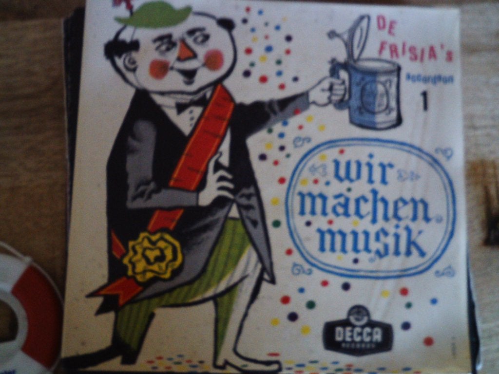 De Frisia's - Wir Machen Musik (Accordeon) EP   21s, Beschermende buitenhoes, 7 inch, Zo goed als nieuw, EP