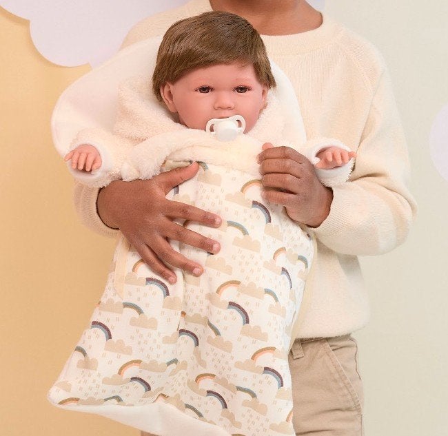 Baby pop Llorens m haar babypop soft body geluid speen Nieuw, Lorens, Nieuw, Ophalen of Verzenden, Info@selintoys.nl
