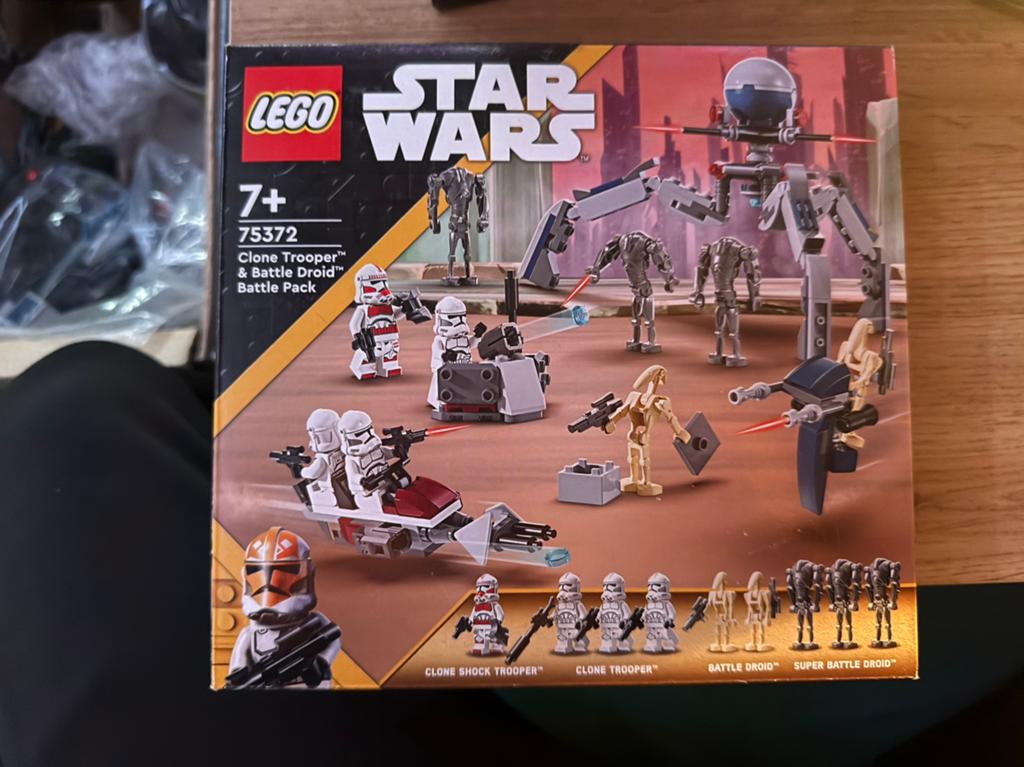 LEGO Star Wars 75372 Clone Trooper & Battle Droid Battle Pac, Ophalen of Verzenden, Nieuw, Overige merken