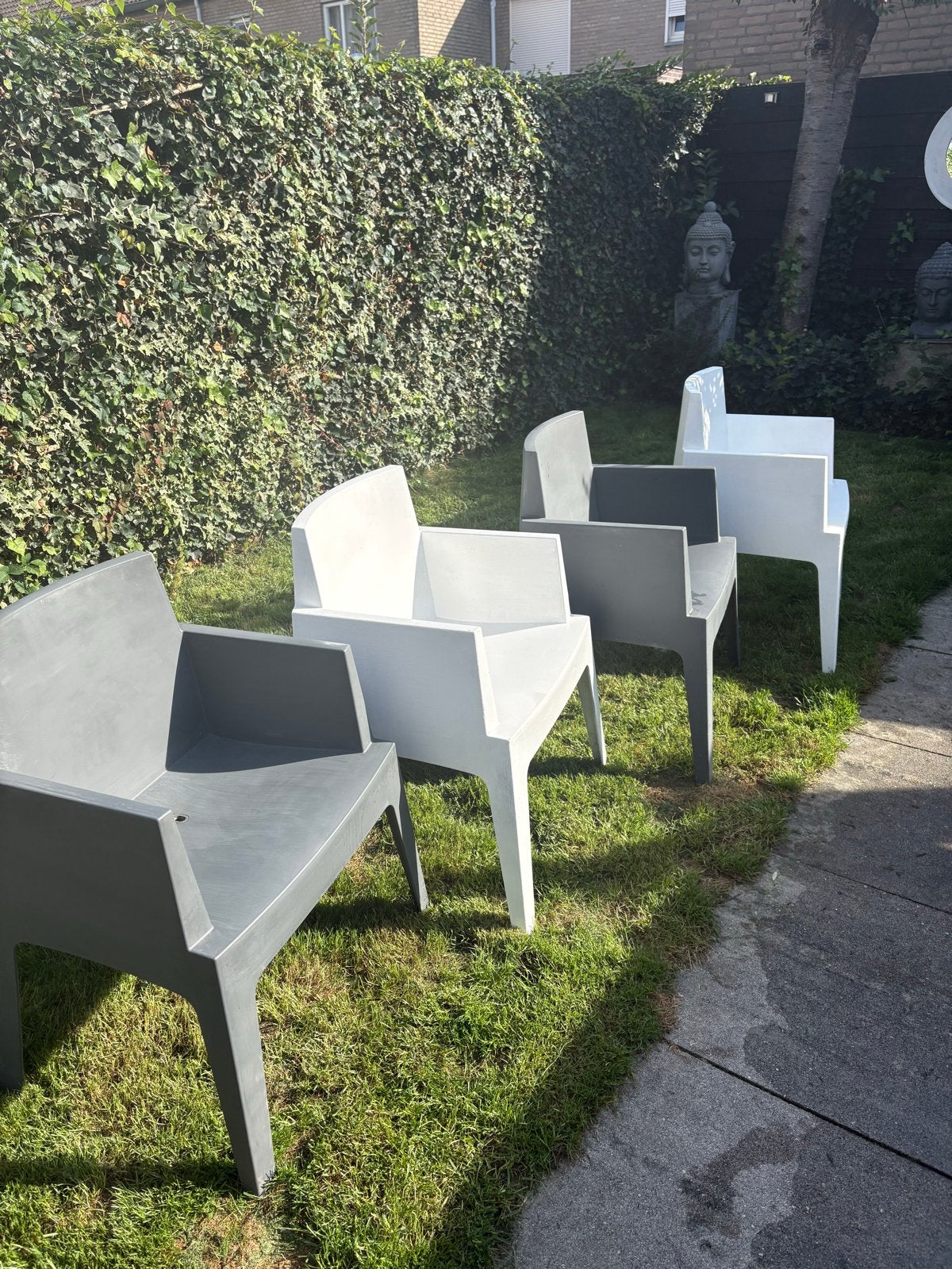 4 Stapelbare Box Tuinstoelen