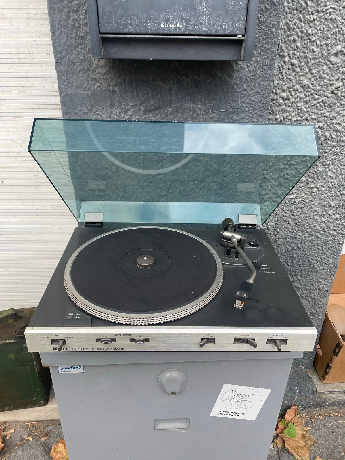 ITT HiFi 8012 Direct Drive Volautomatische Platenspeler, Overige merken, Gebruikt, Pitch-regelaar, Ophalen of Verzenden