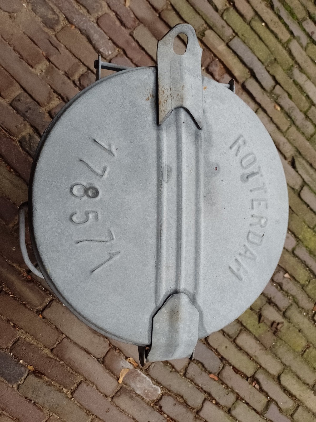 Harde zinken vuilnisbak Rotterdam vuilnisemmer, 40 liter of meer, Ophalen of Verzenden