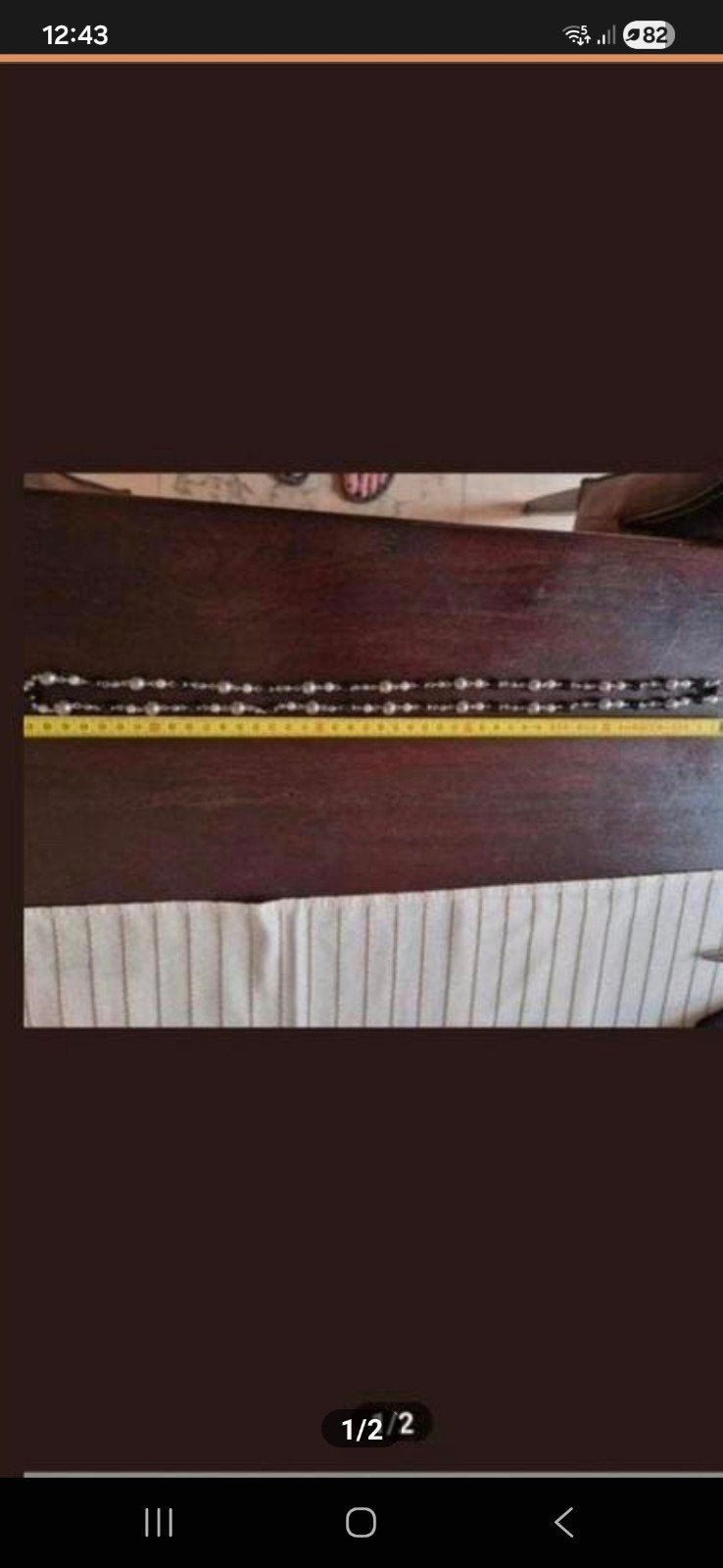 Kralen ketting, Ophalen of Verzenden, Zo goed als nieuw, Overige materialen