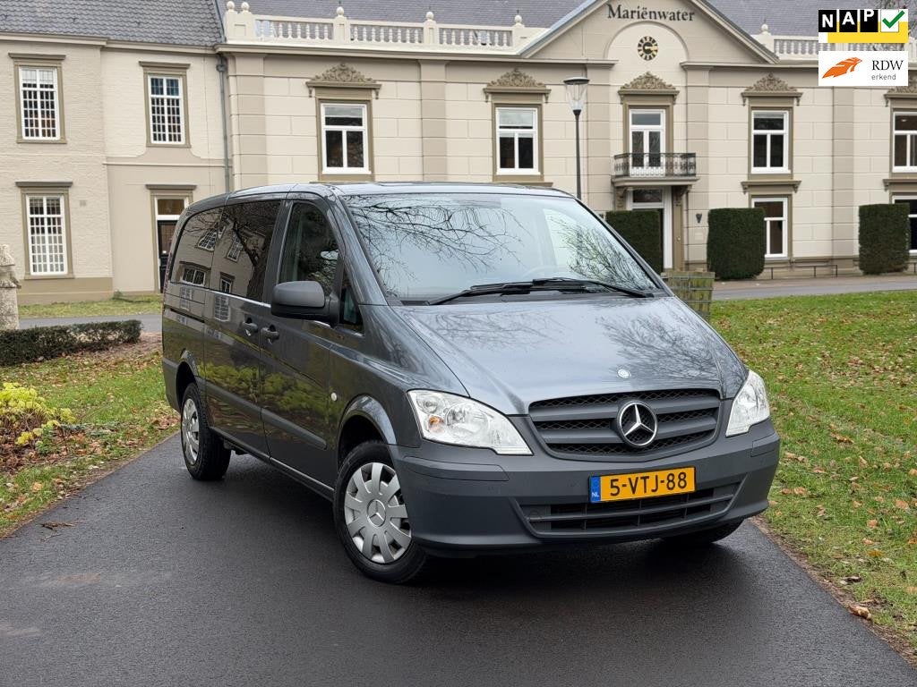 Mercedes-Benz Vito 113 CDI 320 Lang DC Luxe Automaat | MARGE, Auto's, Bestelauto's, Automaat, Gebruikt, 4 cilinders, Bedrijf