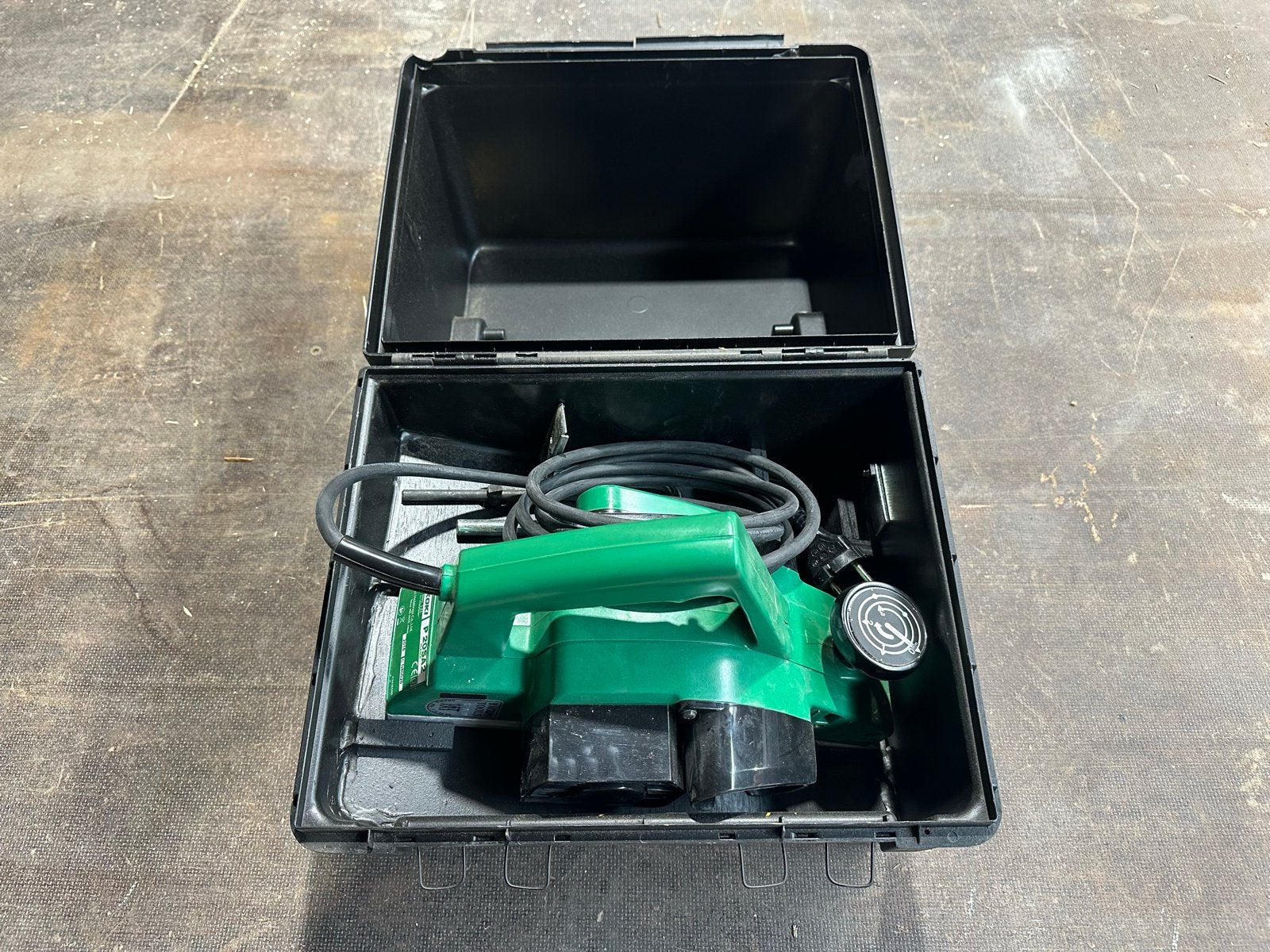 Hitachi P20SA2 elektrische schaafmachine in koffer, Ophalen, Gebruikt, Overige typen, Overige merken