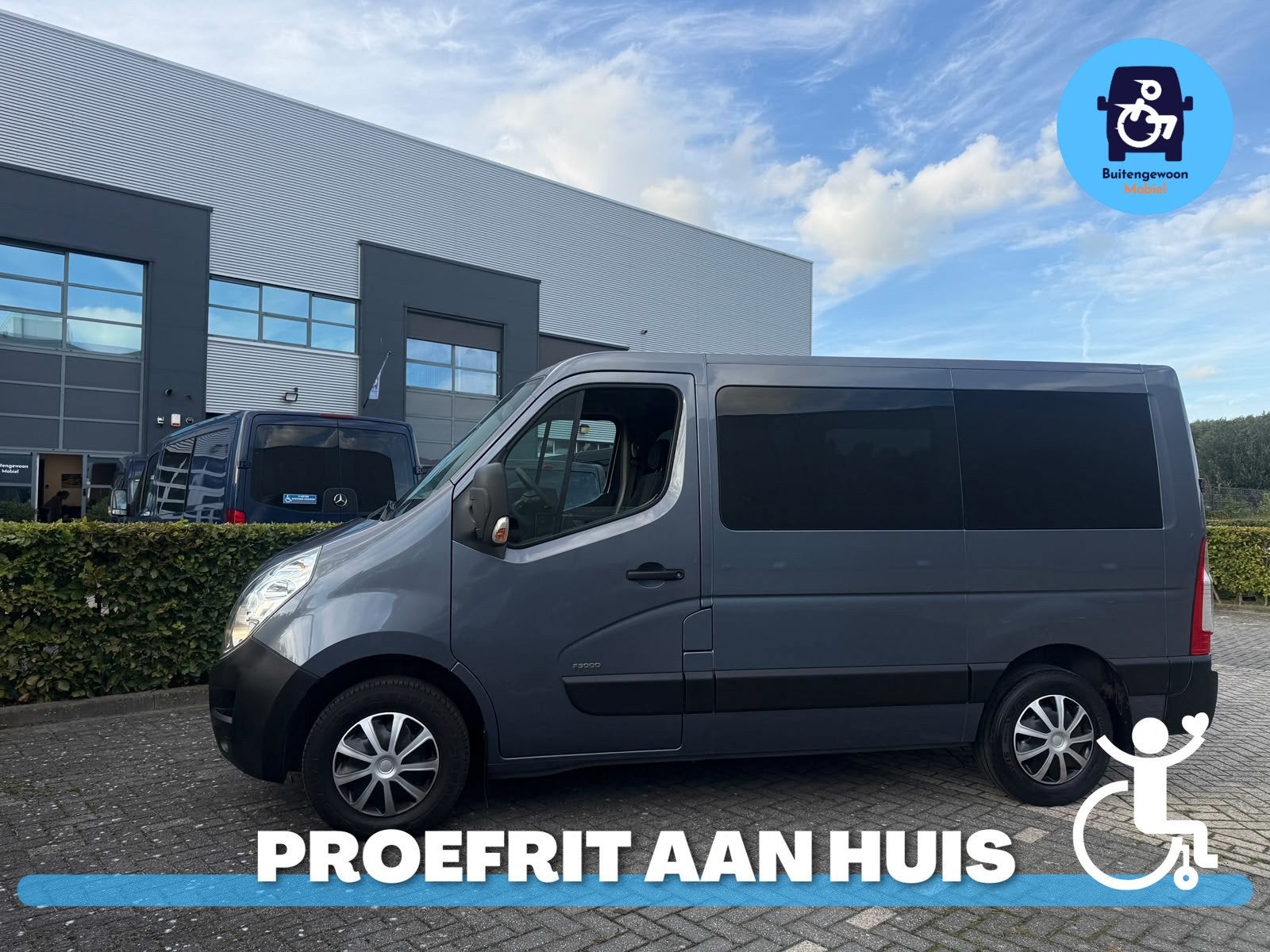 Opel Movano Rolstoelbus 2.3 L1H1 | 5 Persoons | Elek deuren, Dealer onderhouden, Gebruikt, 4 cilinders, 150 pk