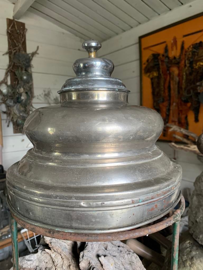 Oude ijskar deksel/ stolp, Antiek en Kunst, Ophalen of Verzenden