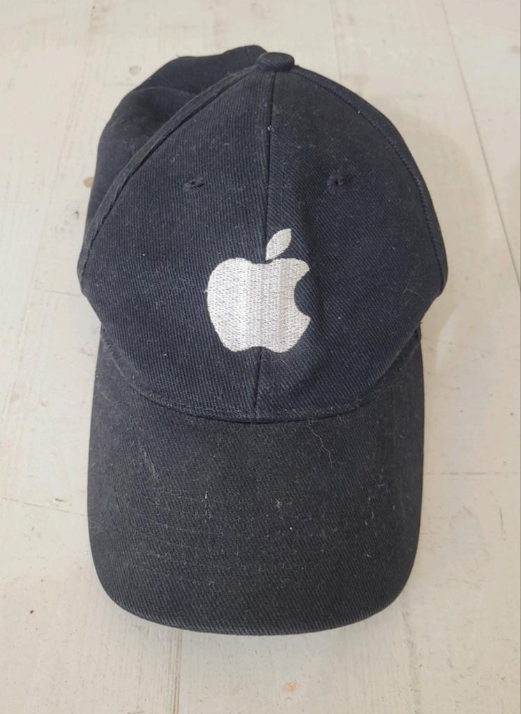 APPLE Macintosh Vintage 90s Pet Cap Mac iPod iMac Zwart iPad, Ophalen of Verzenden