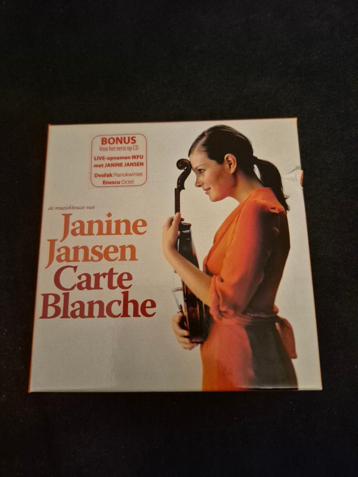 Janine Jansen Carte Blanche CD Boxset - Klassieke Muziek, Cd's en Dvd's, Ophalen of Verzenden, Zo goed als nieuw, Boxset, Inclusief boekje