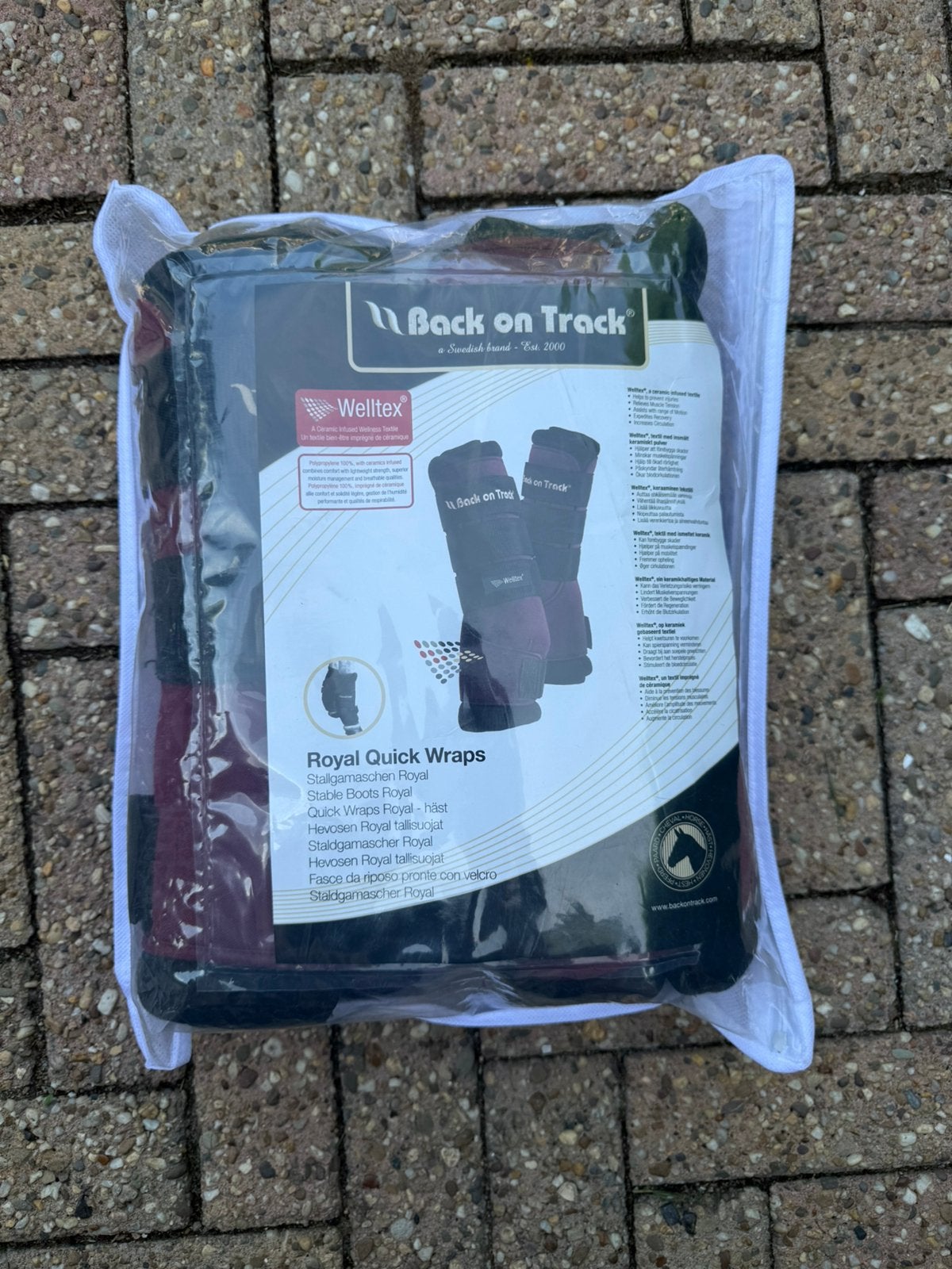 Back on Track Welltex beenbeschermers, Verzenden, Zo goed als nieuw, Transport