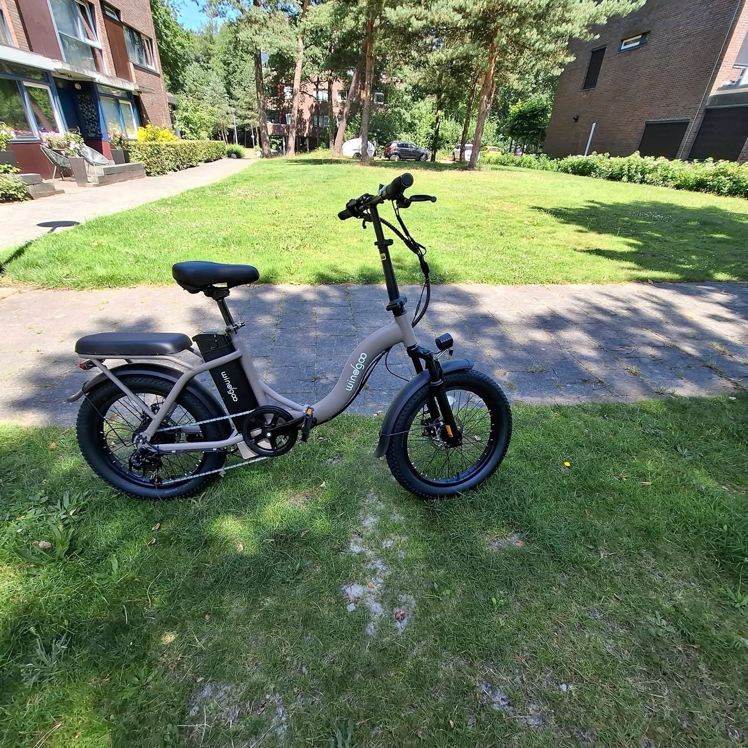 Windgoo E20. opvouwbare elektrische fiets, Zo goed als nieuw, Minder dan 47 cm, 30 tot 50 km per accu, Ophalen
