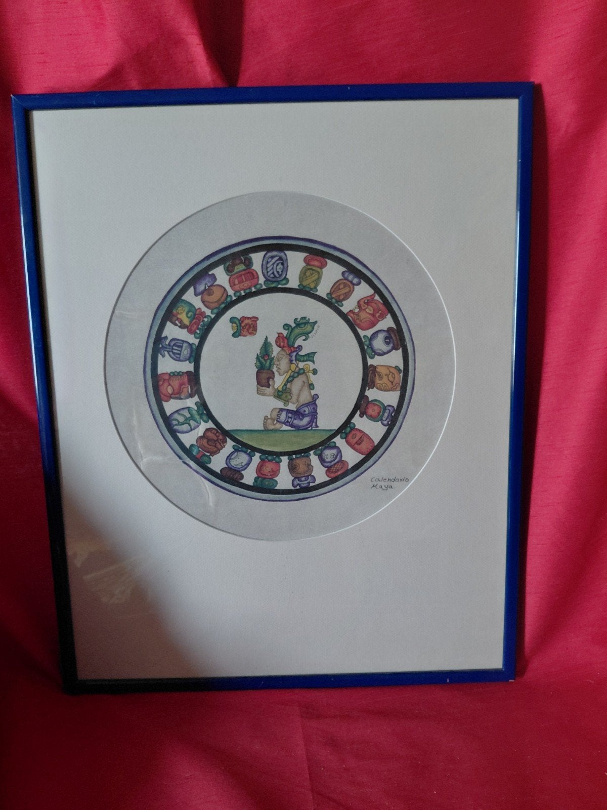 Maya kalender 46x58, Huis en Inrichting, Ophalen of Verzenden