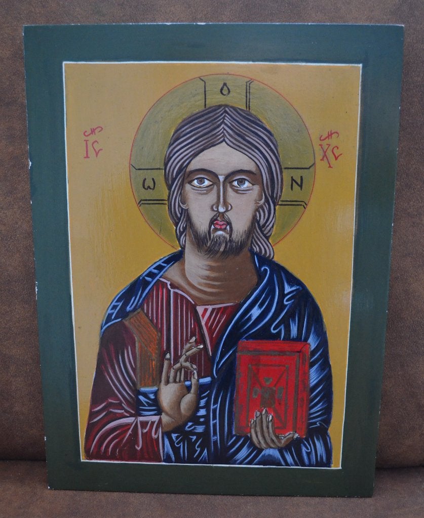 Icoon Jezus Christus Pantocrator (Albeheerser), Antiek en Kunst, Ophalen of Verzenden