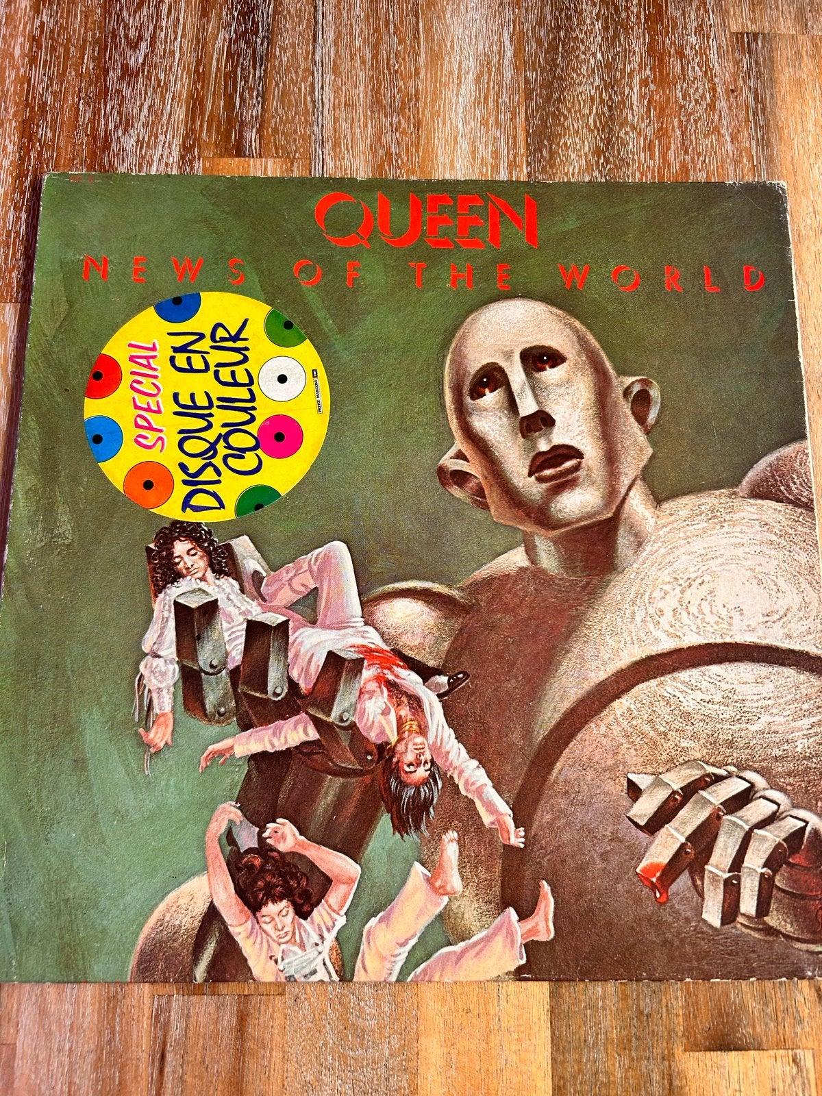Queen - News of the World - Originele Franse Persing 1977, Cd's en Dvd's, LP, Gebruikt, Originele persing, Ophalen of Verzenden
