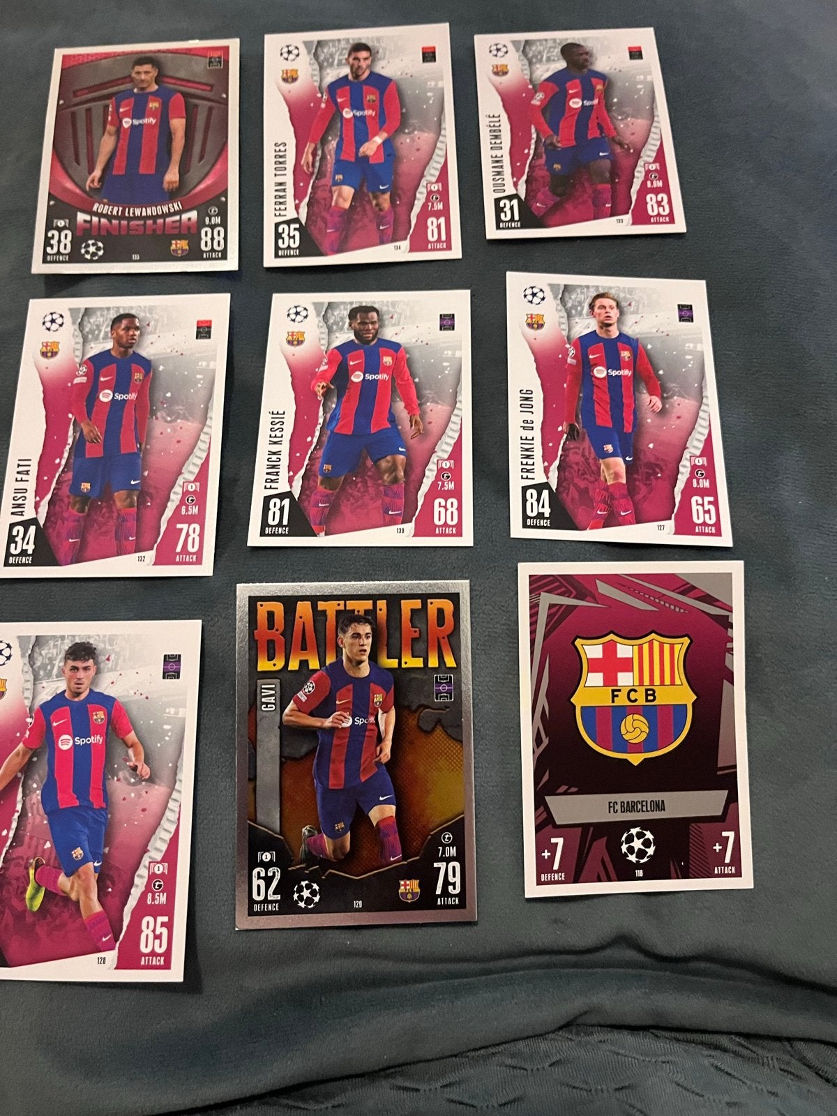FC Barcelona Voetbalplaatjes - Topps Match Attax, Ophalen of Verzenden, Nieuw, Buitenlandse clubs, Poster, Plaatje of Sticker