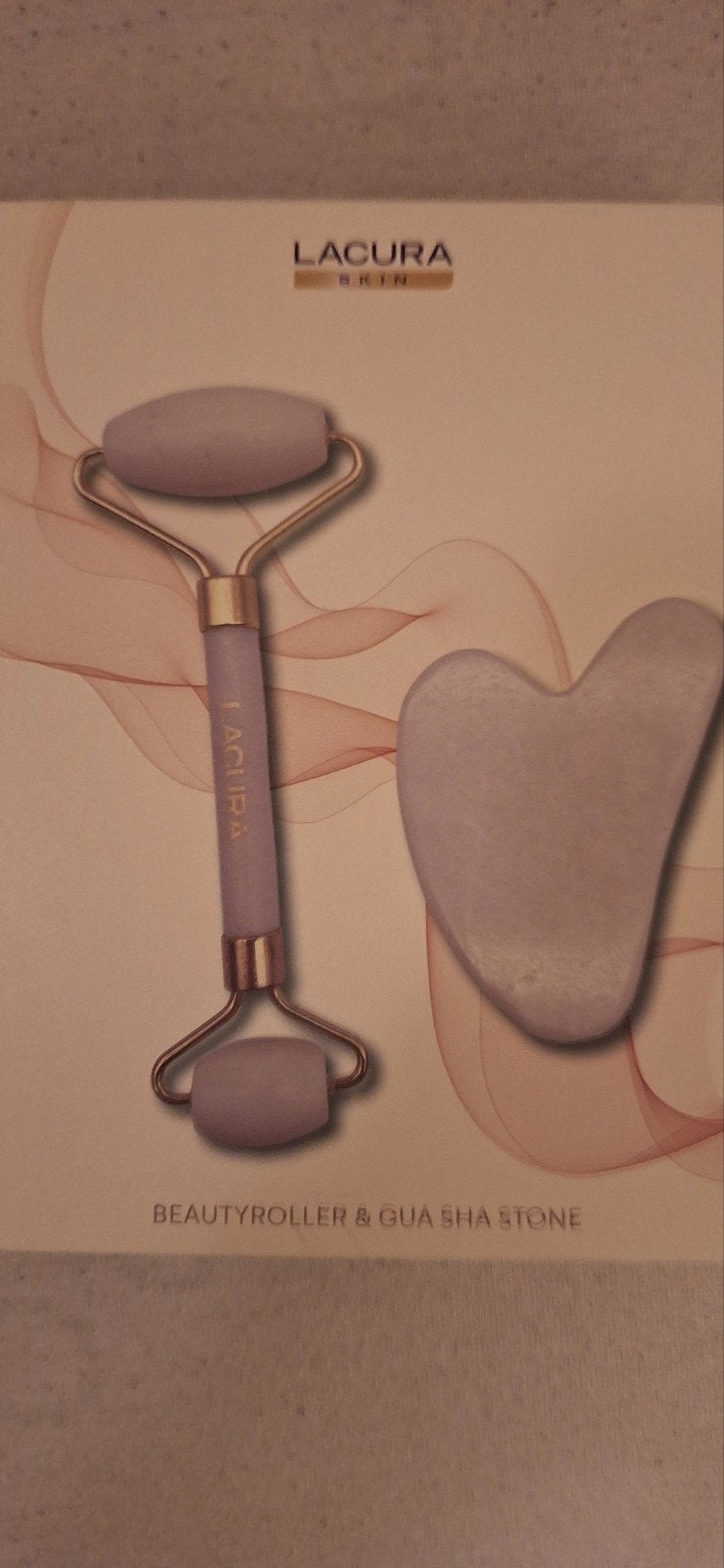 Nieuw Lacura Beautyroller & Gua Sha Stone - Nieuw in verpakk, Ophalen of Verzenden, Nieuw, Gehele gezicht