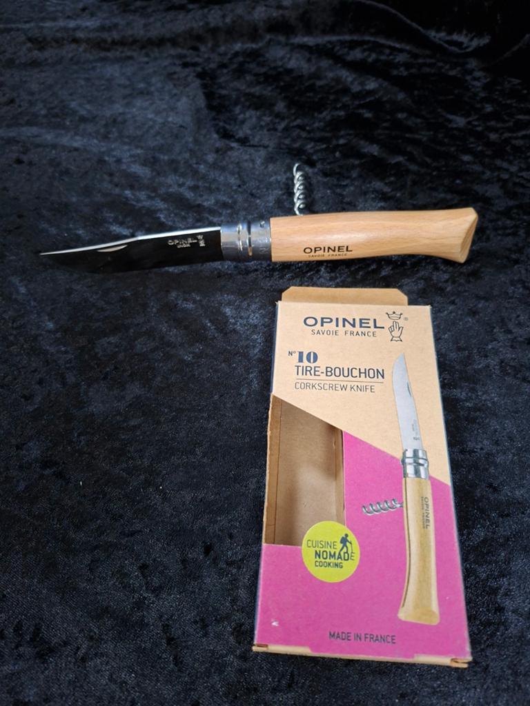 Opinel N10 Tire-Bouchon - Mes met kurkentrekker, Haven 49, Geasluis@planet.nl, Nieuw, Ophalen of Verzenden
