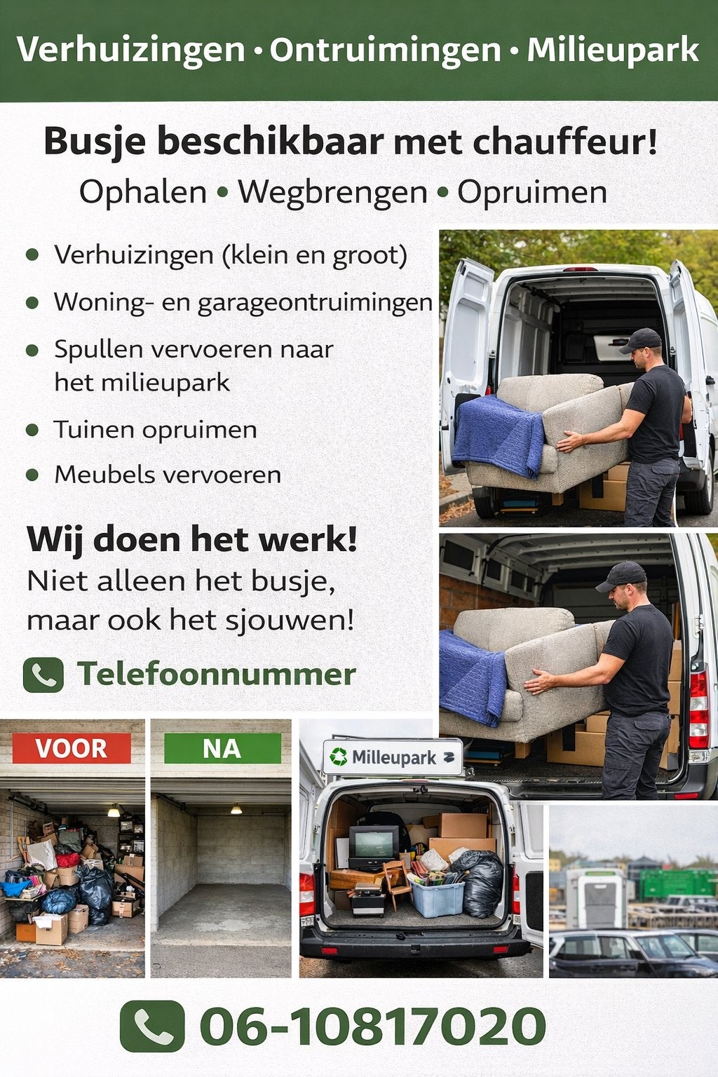 Verhuizing & Ontruiming, Opslag