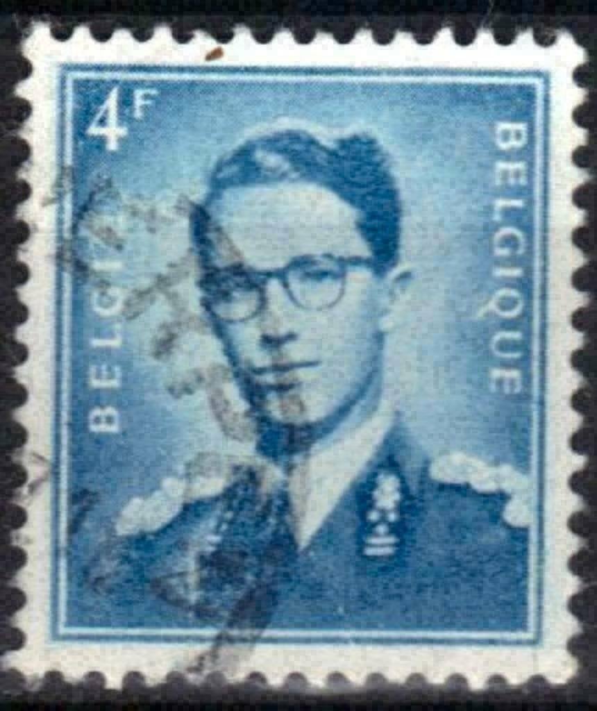 Belgie 1953 - Yvert/OBP 926 - Koning Boudewijn (ST), Verzenden, Gestempeld, Koninklijk huis