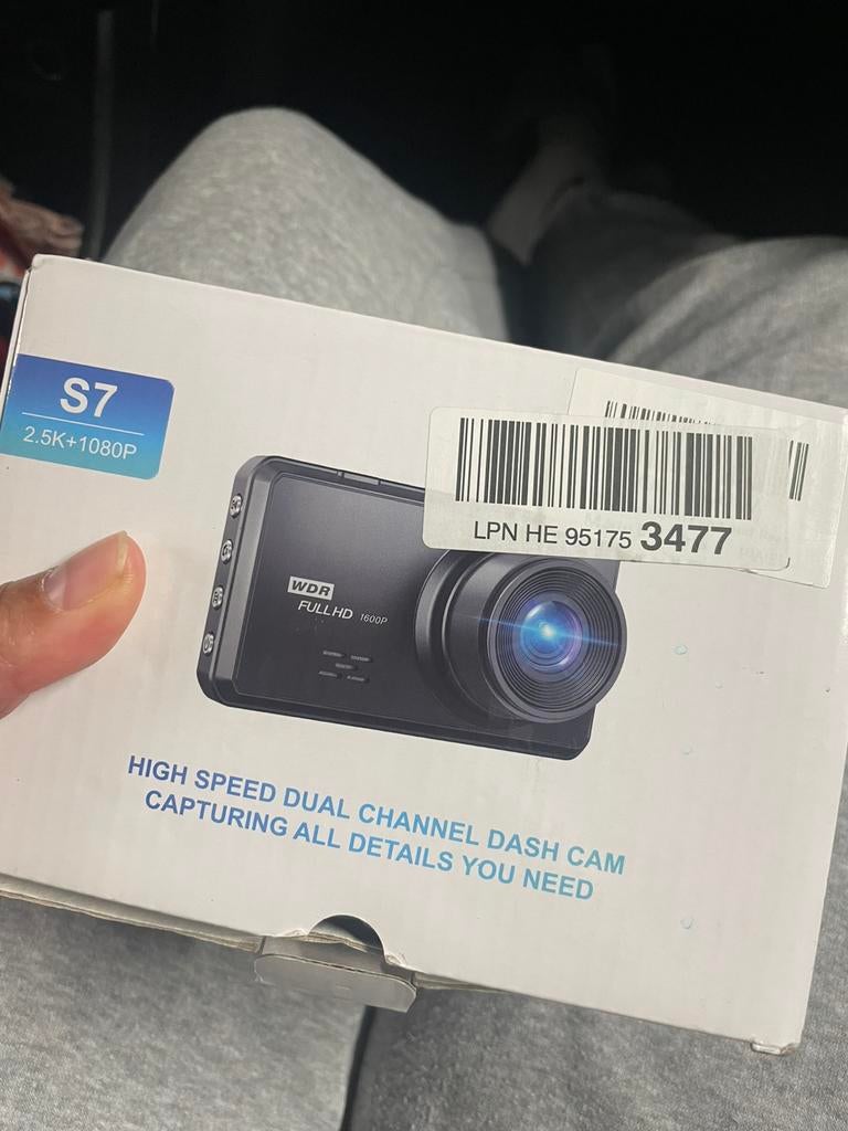 Dash cam (S7, WDR Full HD 1600P), Ophalen of Verzenden, Nieuw