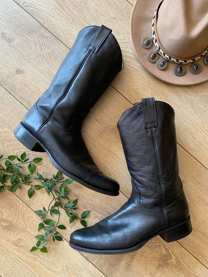 Sendra cowboylaarzen ronde neus 44 western boots laarzen, -, Zwart, -, Boots