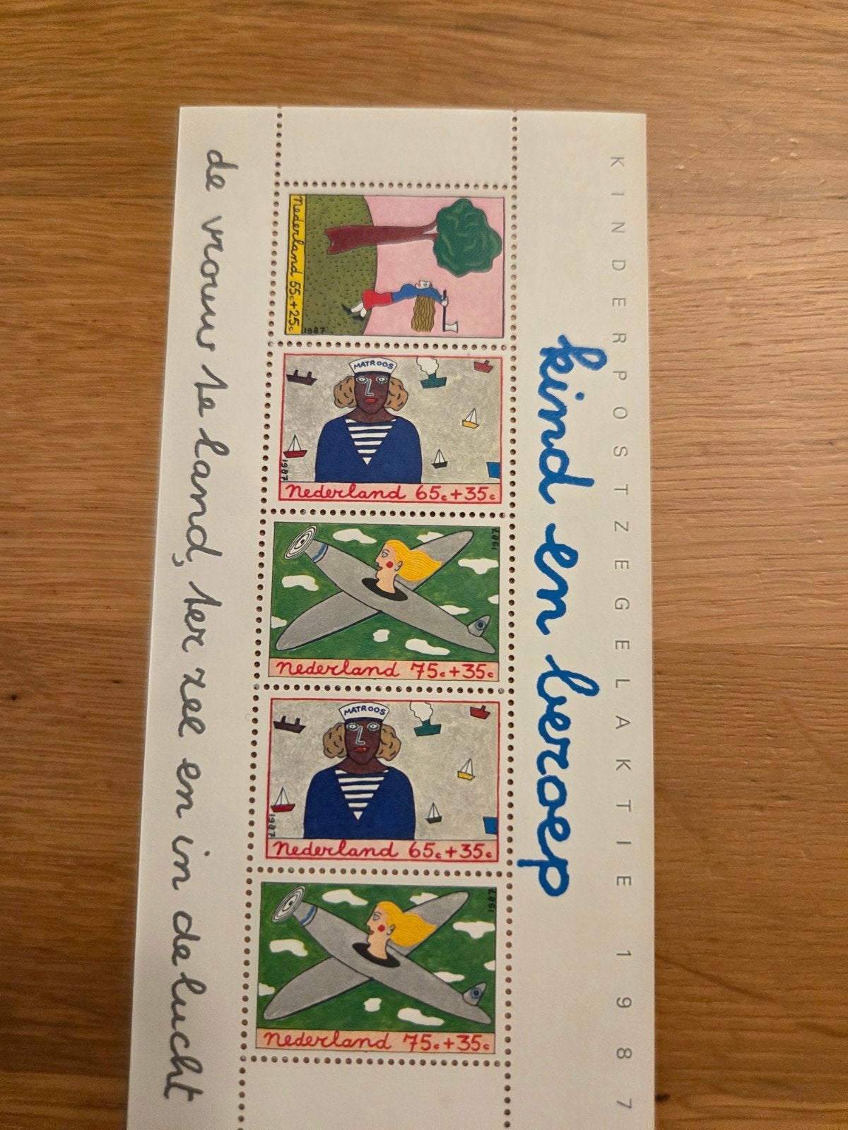 Nederlandse Kinderpostzegels 1987 en 1988, Ophalen of Verzenden, Na 1940, Postfris