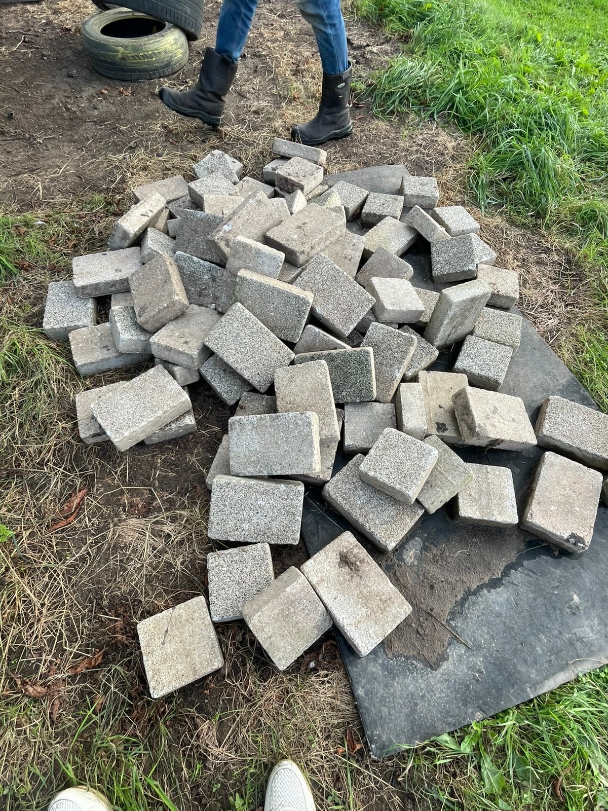 Gratis af te halen, Tuin en Terras, Ophalen, Gebruikt, Beton, Klinkers
