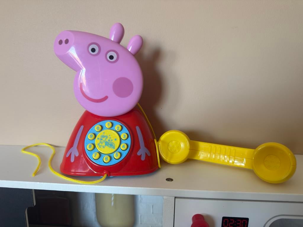 Peppa Pig Telefoon Speelgoed, Ophalen, Zo goed als nieuw, Jongen of Meisje
